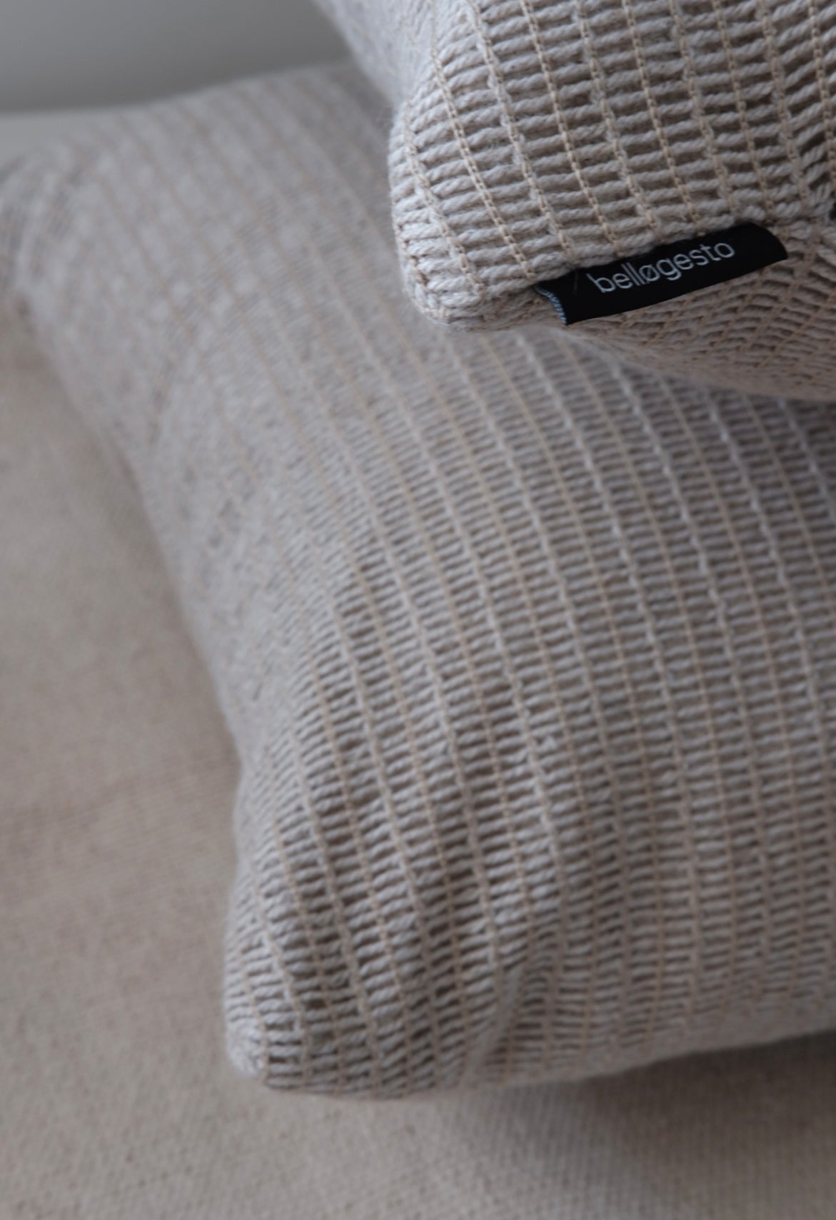 Almofada Bege Tramada